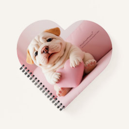 Shar Pei Puppy – Zoete Omhelzing door WangWang Notitieboek