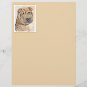 Shar Pei-schildering - Cute Original Dog Art
