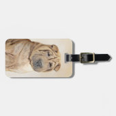 Shar Pei-schildering - Cute Original Dog Art Bagagelabel (Voorkant horizontaal)