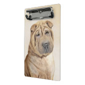 Shar Pei-schildering - Cute Original Dog Art Mini Klembord (Angled2)