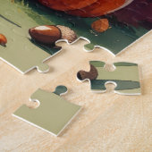 Shar Pei verlaat Thanksgiving kunst Legpuzzel (Zijkant)