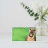 Shar-pei Visitekaartje (Staand voorkant)