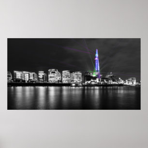 Shard met Lasers Poster