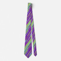 Shards Geometric Striped Violet & Moss Two-side