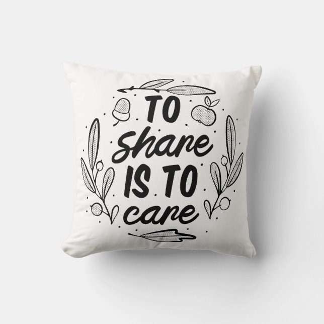 Share & Care Kussen (Voorkant)