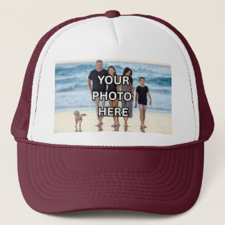 🍁SHARE Hoed - Maroon Aangepaste Familie Foto Truc Trucker Pet