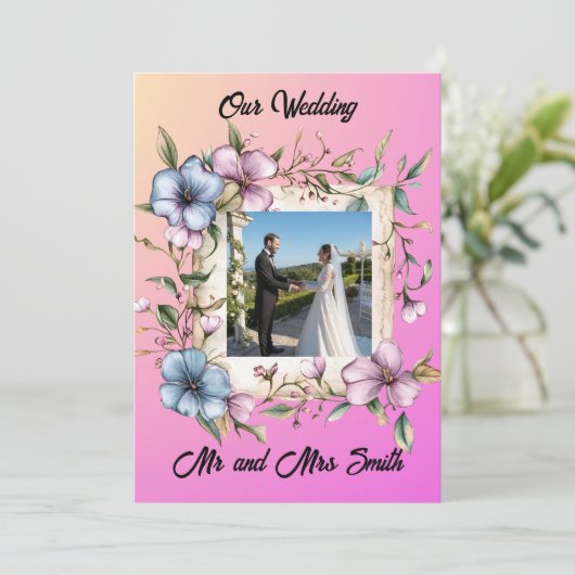 Share your gratitude Invitation (Debout devant)