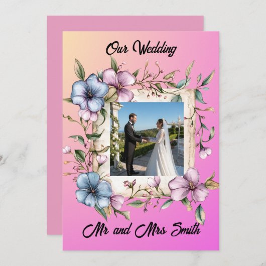 Share your gratitude Invitation (Devant / Derrière)