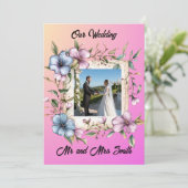 Share your gratitude Invitation Kaart (Staand voorkant)