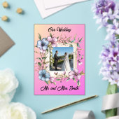 Share your gratitude with this Acrylic Invitation (Insitu (Mariage))