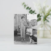 Sharecropper Family with Hound Dog, 1935 Briefkaart (Staand voorkant)