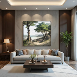 Shared Horizon Canvas Afdruk