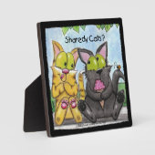 Sharedy Cats -Gekke en Tig Fotoplaat (Voorkant)