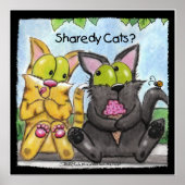 Sharedy Cats -Gekke en Tig Poster (Voorkant)