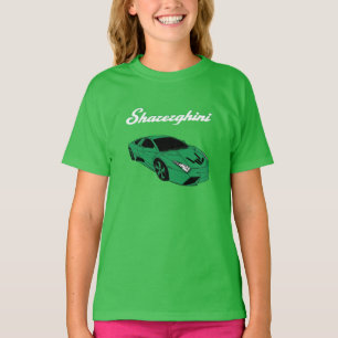 Sharerghini, groen t-shirt met sharerghini