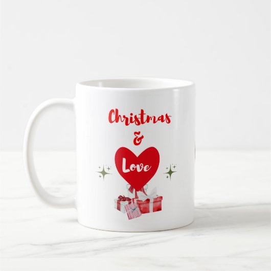 Sharing Christmas Love Photo Customizable Mug Koffiemok (Links)