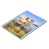 Sharing fries by the lake notitieboek (Linkerzijde)