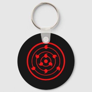 Sharingan Eyes Black Sleutelhanger