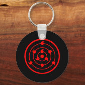 Sharingan Eyes Black Sleutelhanger (Voorkant)