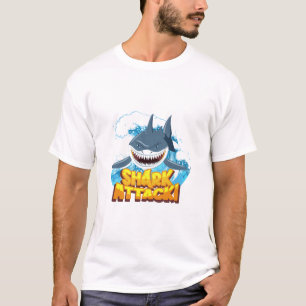 shark action t-shirt