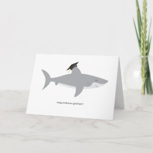 Shark Afstuderen Card Kaart