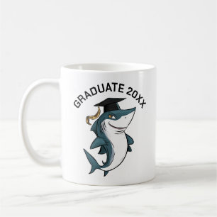 Shark Afstuderen gepersonaliseerd Koffiemok