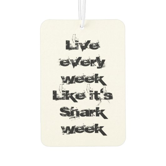 Shark Air Freshener Luchtverfrisser (Achterkant)