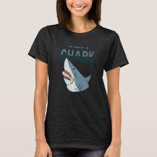 Shark Amputee Joke Leg Prothetisch voor een Beend T-shirt