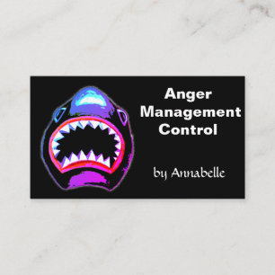 Shark - Anger Management Control Afsprakenkaartje