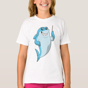 Shark as Teacher with Pointer T-shirt