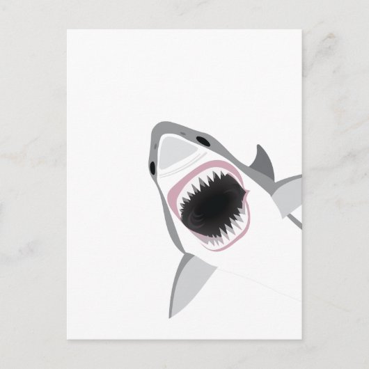 Shark Attack Briefkaart (Voorkant)