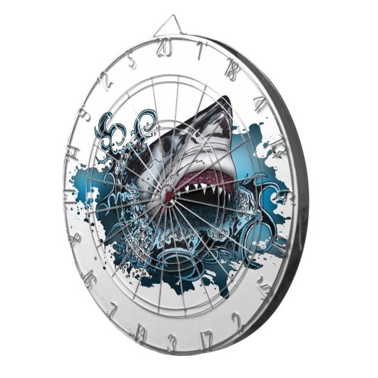 Shark Attack Dartbord (Voorkant Rechts)