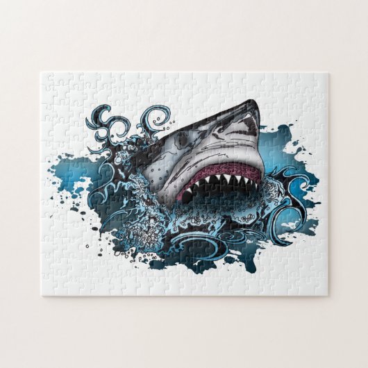 Shark Attack Legpuzzel (Horizontaal)