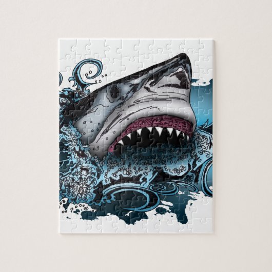Shark Attack Legpuzzel (Verticaal)