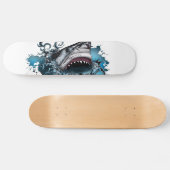 Shark Attack Skateboard (Horizontaal)
