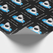 Shark Attack - Voeg uw eigen Funny Caption toe Cadeaupapier (Hoek)