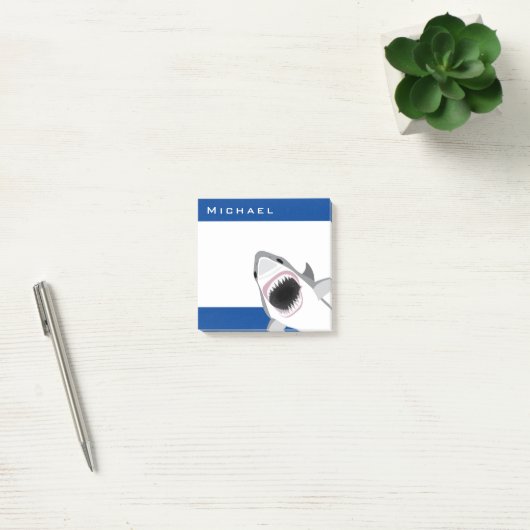 Shark Attack voegt Jouw naam toe Funny Post-it® Notes (Kantoor)