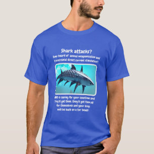 Shark Attacks (donker) T-shirt