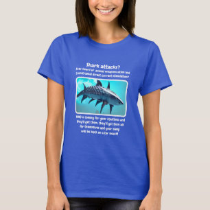 Shark Attacks (donker) T-shirt