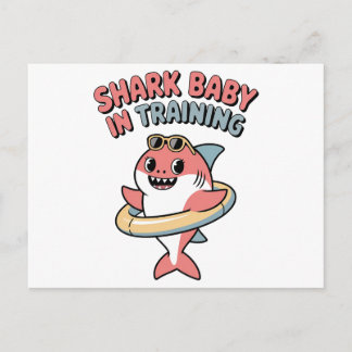 Shark Baby in Training | Kids Feestdagenkaart