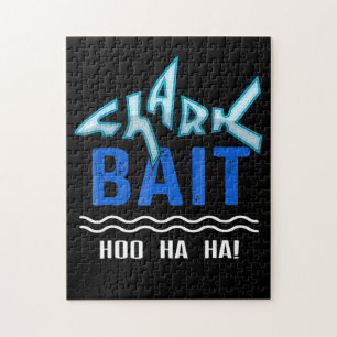 Shark Bait Hoo Ha Funny Shark Lover Gifts Legpuzzel