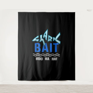 Shark Bait Hoo Ha Funny Shark Lover Gifts Wandkleed