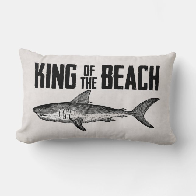  Shark Beach King Kussen (Voorkant)