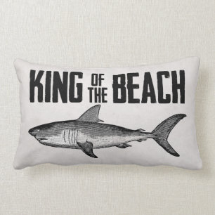 Shark Beach King Kussen