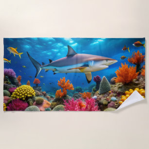 Shark Beach Towel Strandlaken