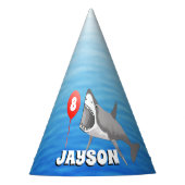 Shark Birthday Feesthoedjes (Voorkant)