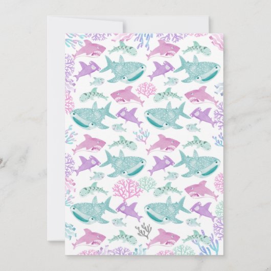 Shark Birthday Invitation (Dos)