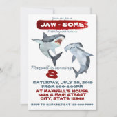 Shark Birthday Kaart (Voorkant)