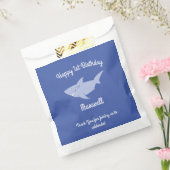 Shark Birthday Party Bedankzakje (Gezegeld)