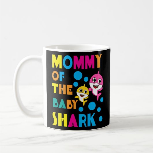 Shark Birthday Quote Funny B-day mama Koffiemok (Links)